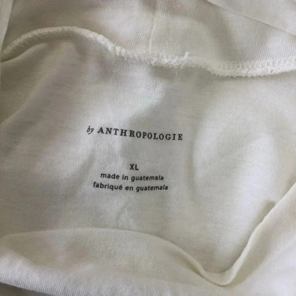 Antropologie Womens Ivory Pullover Turtleneck Long Sleeve Top Size XL NWT - Picture 7 of 10